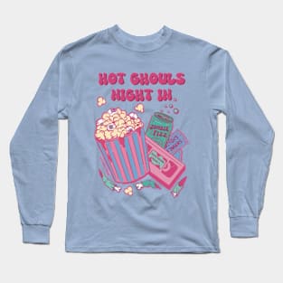 Hot Ghouls Night In Long Sleeve T-Shirt